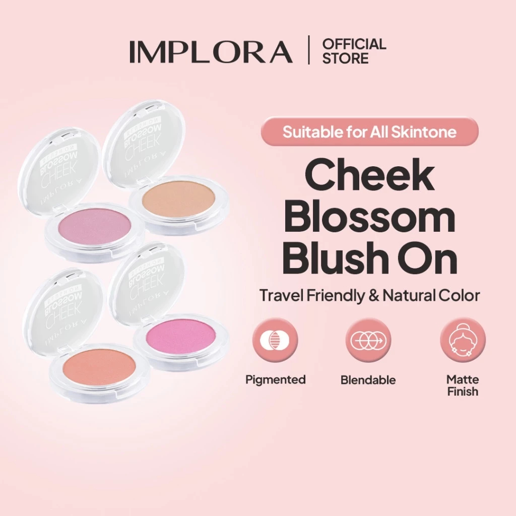 Implora Cheek Blossom Blush On Blushon Wajah/merah pipi