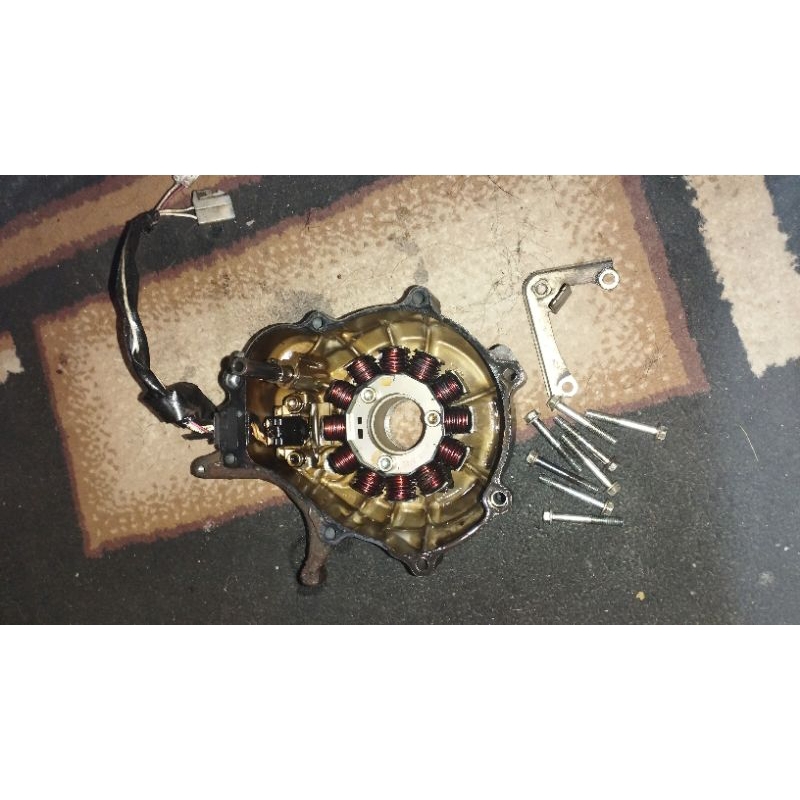 Blok magnet r15v2 dan spul nya original copotan r15v2