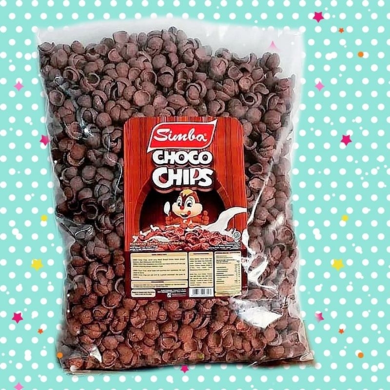 

simba choco chips/ sereal coklat kiloan 500g