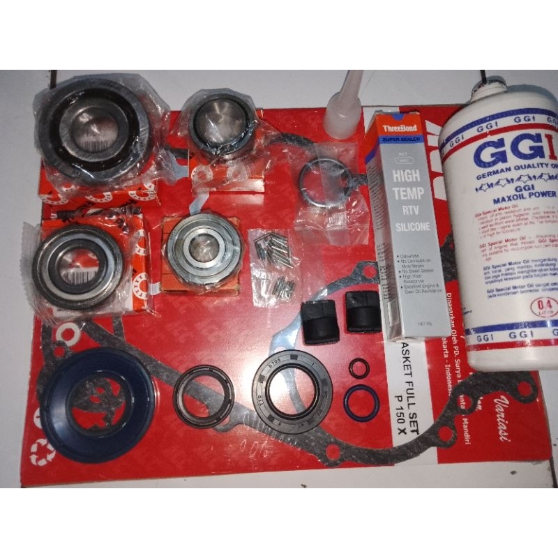 paket bearing FAG Made in Germany C3 turun mesin vespa sprint/PX tua kruk as besar