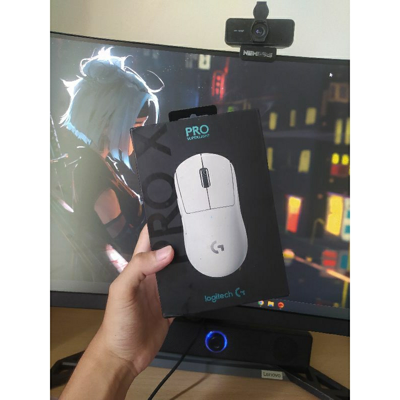 Mouse Logitech g pro x superlight fullset second mulus