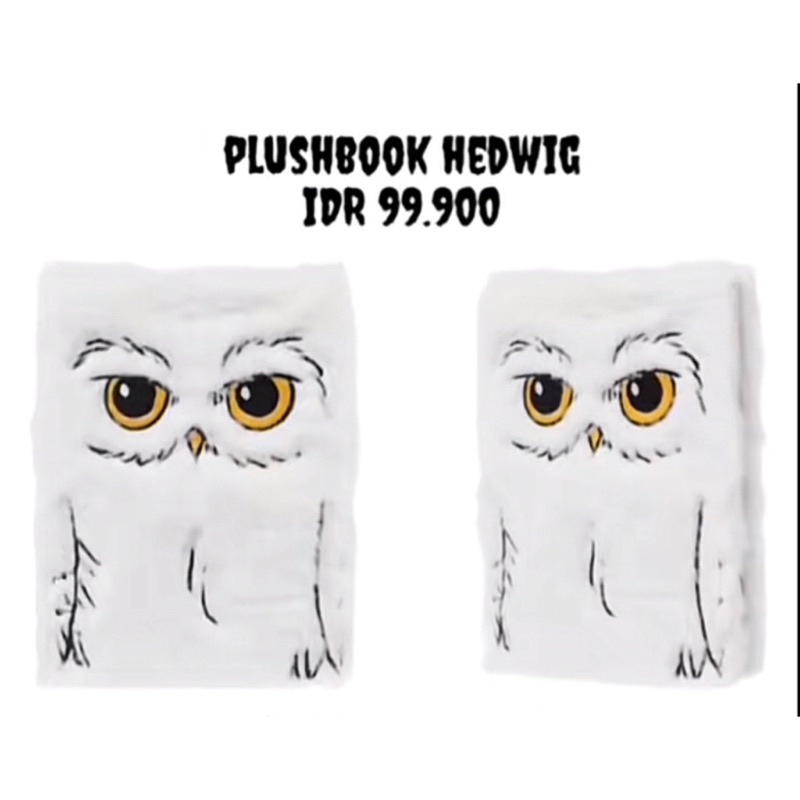 

Miniso x Harry Potter ‼️ Notebook / Plush Book Hedwig Harry Potter Collections