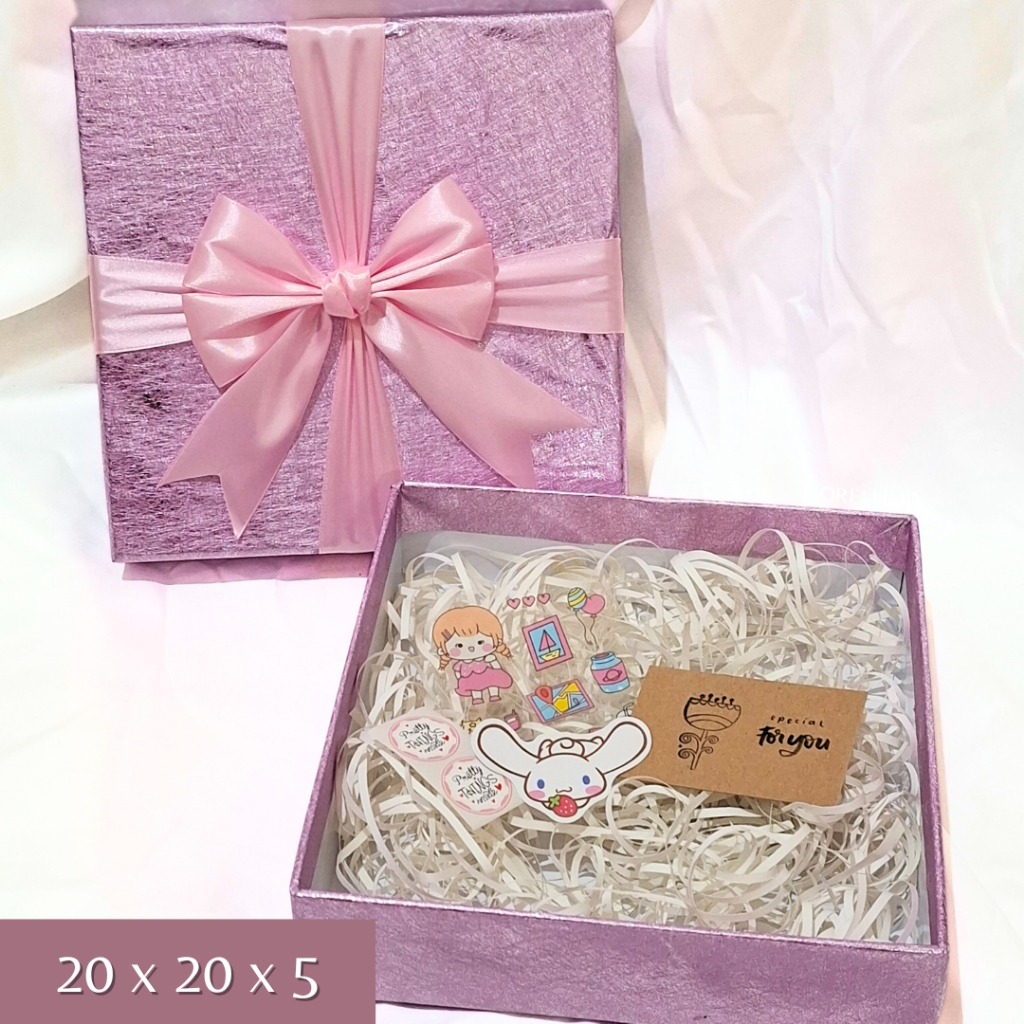 

KOTAK KADO GIFT BOX TEBAL PREMIUM BAHAN KOKOH (LENGKAP DENGAN PRINTILAN)