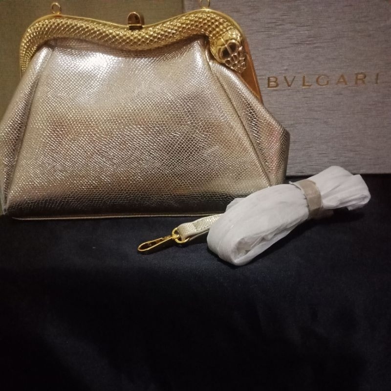 Tas BVLG4R1 gold kulit  / Tas Gold / tas silver