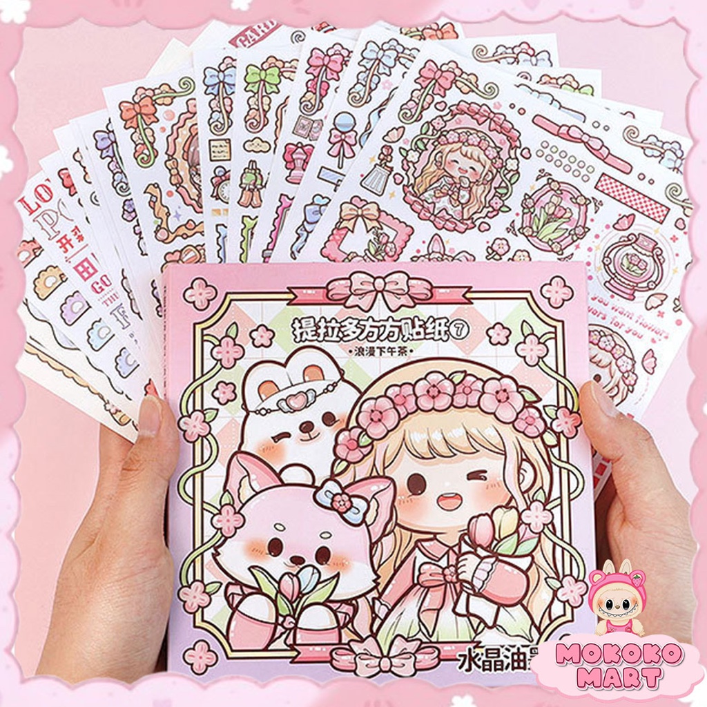 

MM Stiker 1 Pack Buat Dekor Buku Jurnal Edisi Dodogirl Romantic Girl Stiker DIY Stiker Tempel TLD114