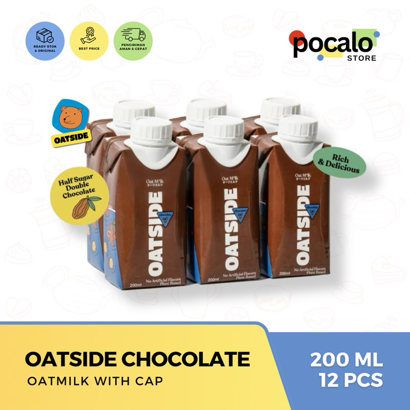 

Oatside Oat Milk Cap 200ML ( 12 pcs ) - Chocolate