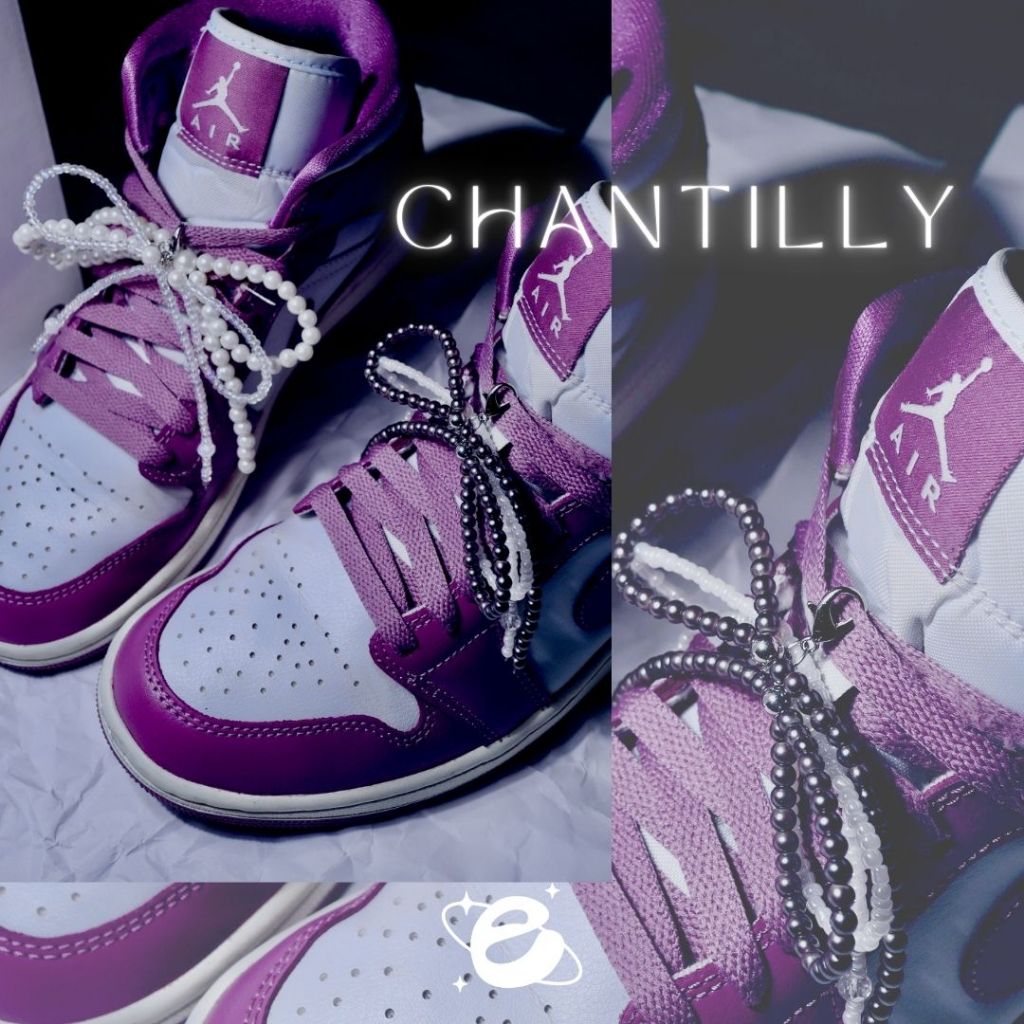 EternityBeads | CHANTILLY | Shoes Charms Beads | Gantungan Aksesoris Sepatu Manik | Coquette