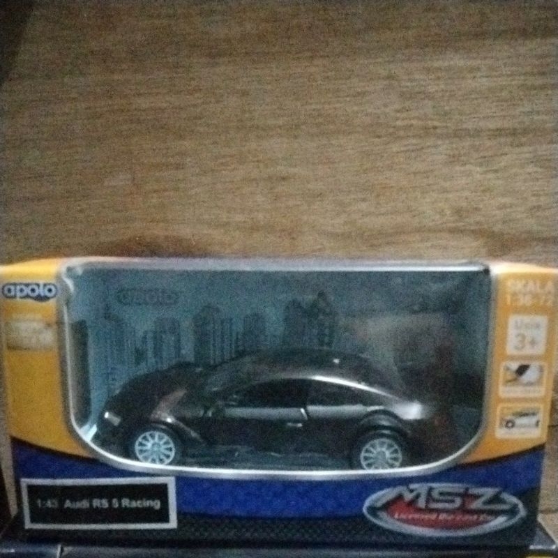 Diecast Apolo Audi Rs5 DTM orange 1-43 Black 19