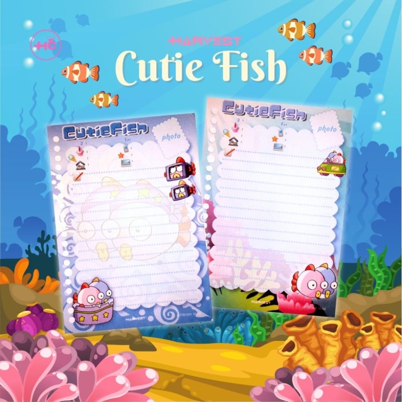 CUTIE FISH | PRELOVED HARVEST | KERTAS BINDER HARVEST ANIMAL | KERTAS HARVEST SERI LANGKA | BINDER A