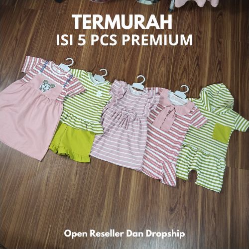 Vipa - Paket Usaha Baju Anak Murah Isi 5 Pcs Supplier Pakaian Tangan Pertama Usia 0 - 6 Tahun