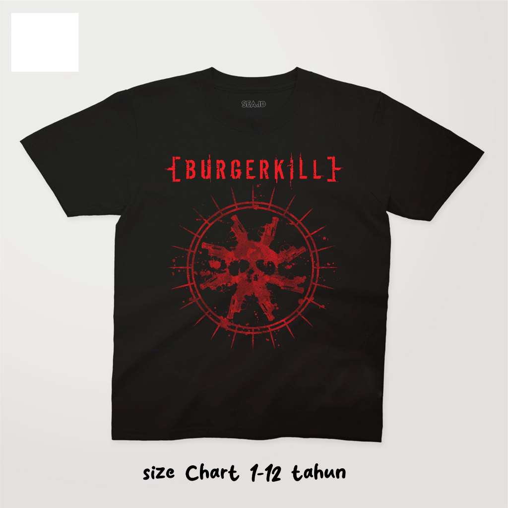 Kaos Anak Band Burgerkill COTTON COMBED 24S