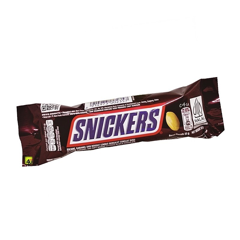 

Promo SNICKERS - Chocolate Bar - 51 gr BESAR(ORI)