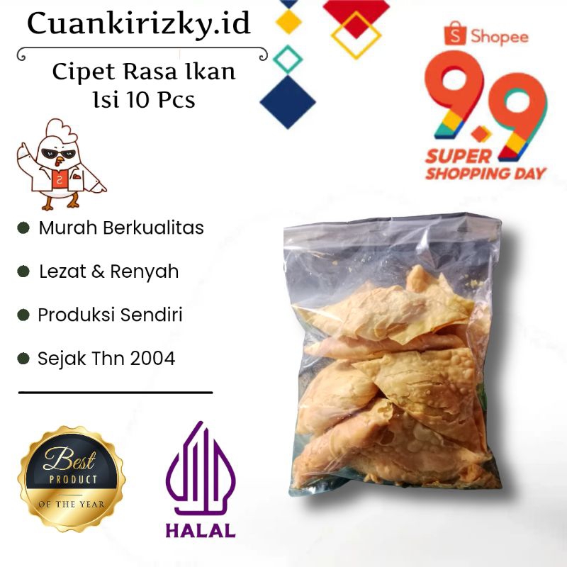 

Cipet Rasa Ikan Lezat Nikmat isi 10 pcs