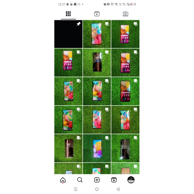 samsung a71 minus garis