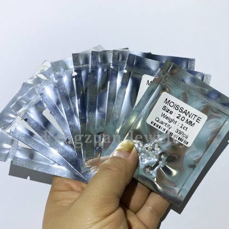 Diminati moissanite 8mm to 4mm ready stok berlian diamond moissanite perhiasaan jewellry cincin diam