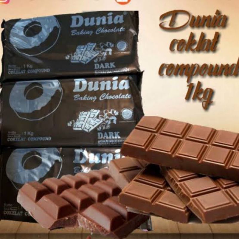 

DUNIA COKLAT KOMPOND 1 KG / COKLAT BATANG