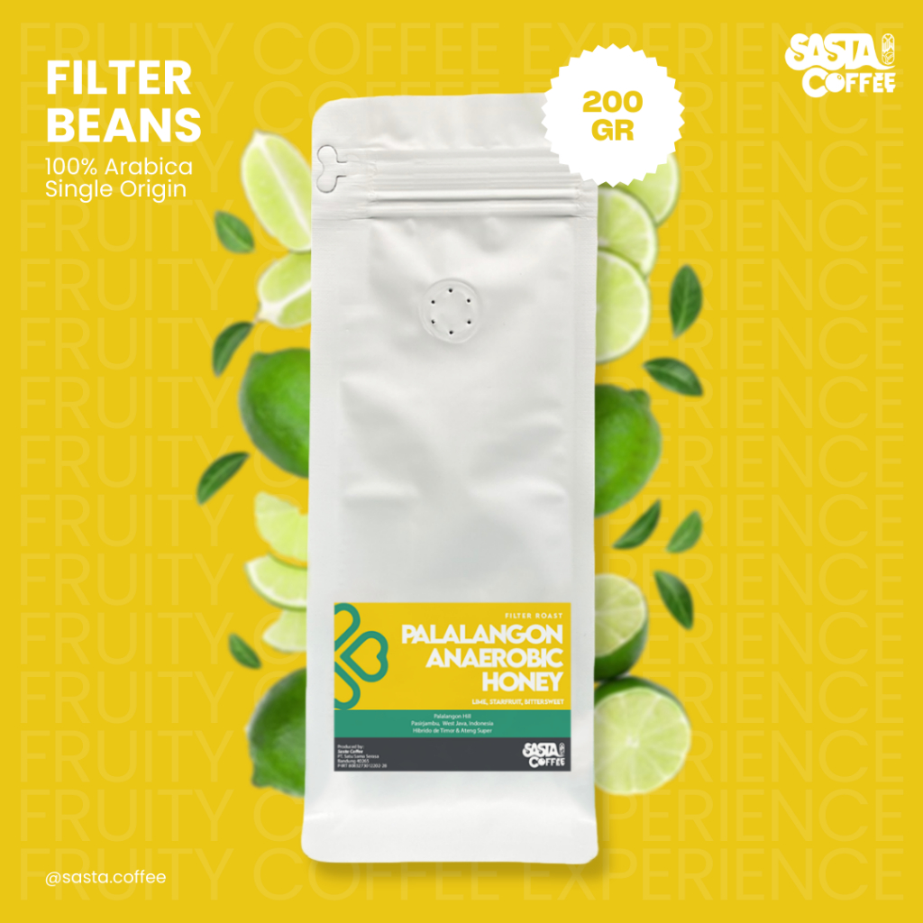

Kopi Arabika Ciwidey Palalangon Anaerobic Honey Filter Roast 200 Gram Biji Bubuk