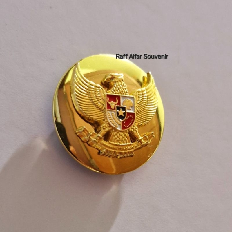 PIN GARUDA MAGNET MODEL BULAT UKURAN 3 CM - PIN GARUDA PANCASILA