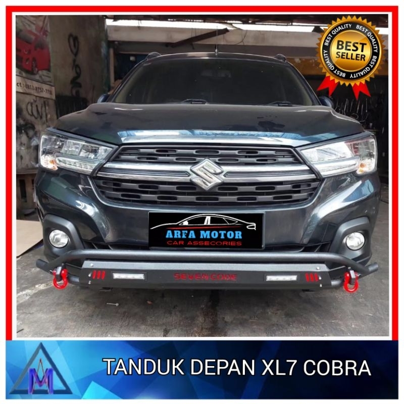 Tanduk Depan Suzuki XL7 Besi Model Cobra Bumper Depan XL7 Besi Model Cobra