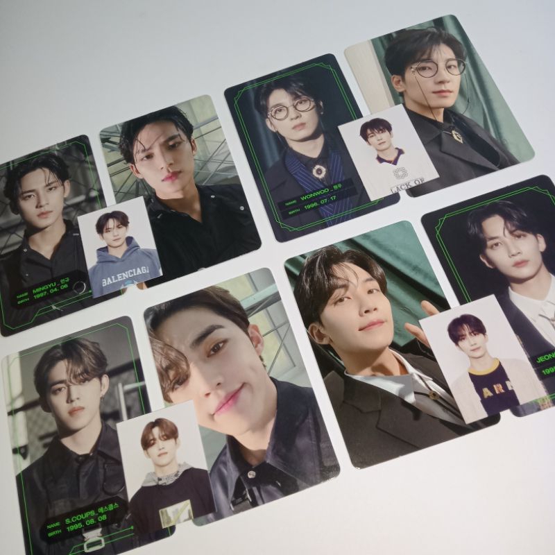 (Ready Stock Siap Kirim) PC Seventeen Gameboi Set PC Wonwoo Potter Mingyu Scoups Jeonghan Joshua Hao