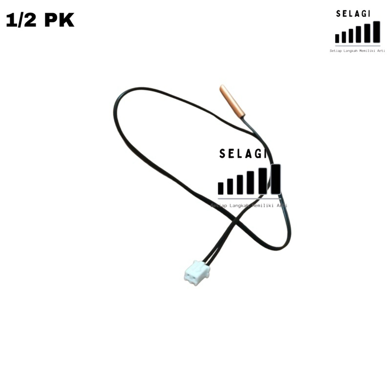 Termis ac Sharp 1/2 pk single sensor suhu ac Sharp 1/2 pk thermistor ac Sharp 1/2 Pk 4 kilo ohm sing