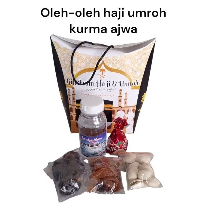 

Oleh-oleh Haji Umroh Kurma Ajwa,Pistachio,zamzam,coklat,kismis/Oleh-oleh haji umroh premium