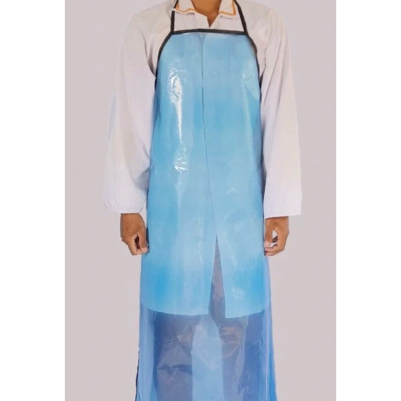 Apron plastik celemek anti air celmek panjang apron