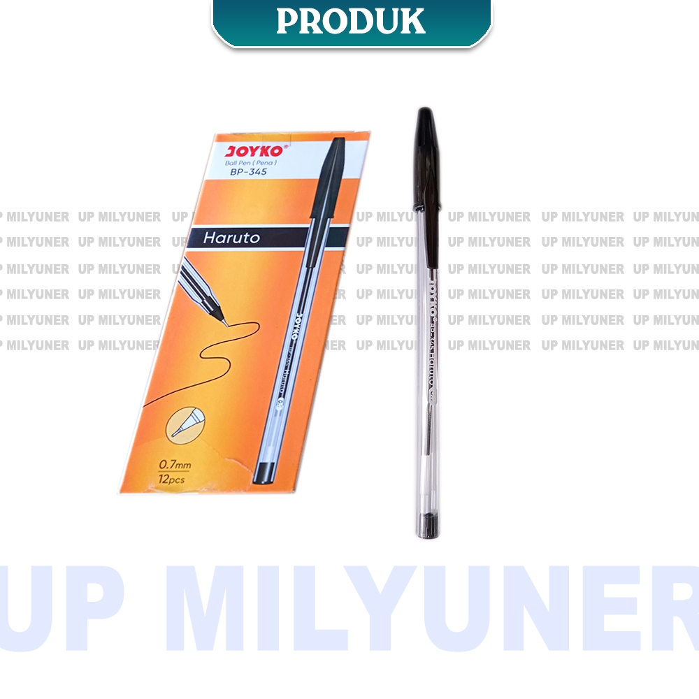 

Pulpen (Pena) Joyko Haruto BP-345 0.7mm Hitam