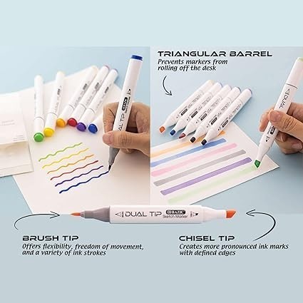 

M&G Double-tip Triangle Art Marker / Spidol Warna M&G Satuan APMV09C3