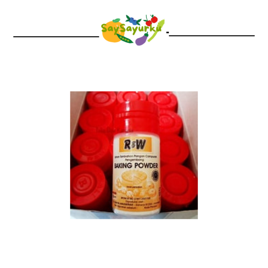 

R&W BAKING POWDER 1OGR BOTOL