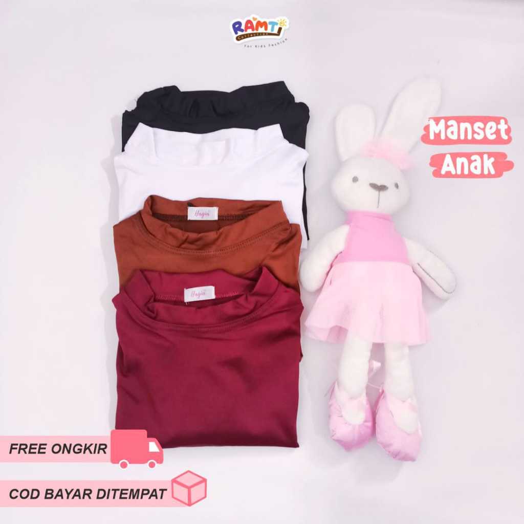 manset anak polos - manset putih anak - manset polos - kaos polos - kaos putih anak