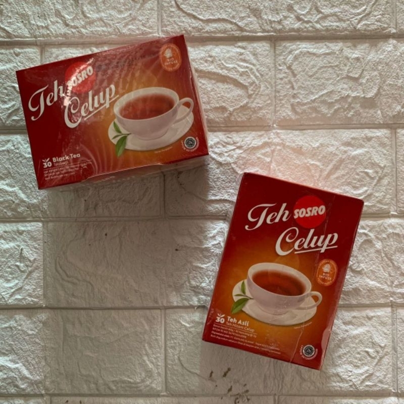 

Teh Celup Sosro 30 Bags - Teh hitam berkualitas - Tea Bag