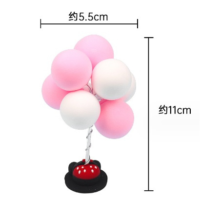 Cake topper hiasan kue dekorasi kue model bola balon