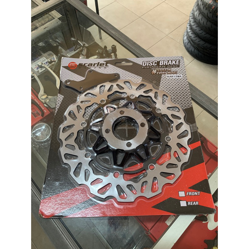 Scarlet Piringan Cakram Depan Karisma Supra X 125 300mm Plus Breket