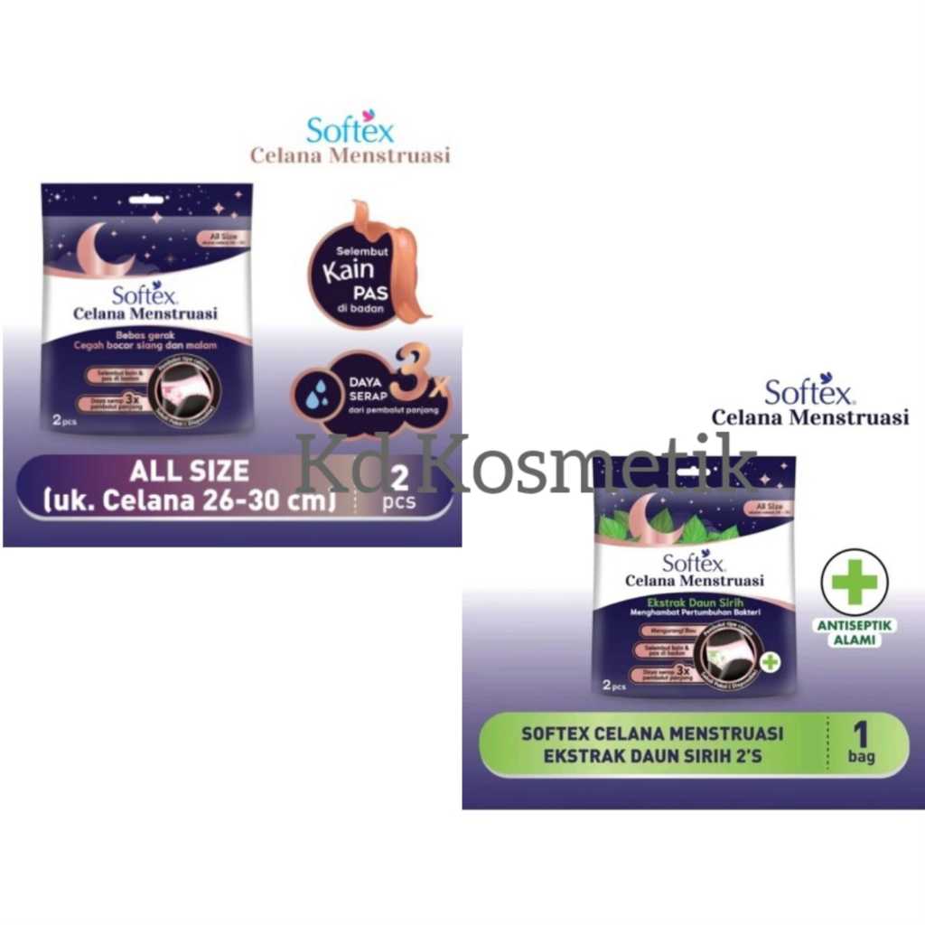 Softex Celana Menstruasi#Softex Pembalut model Celana Daun Sirih