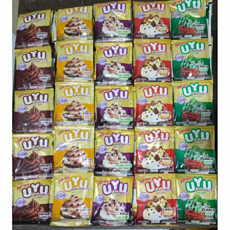 

1sachet pop ice uyu series berbagai macam varian rasa