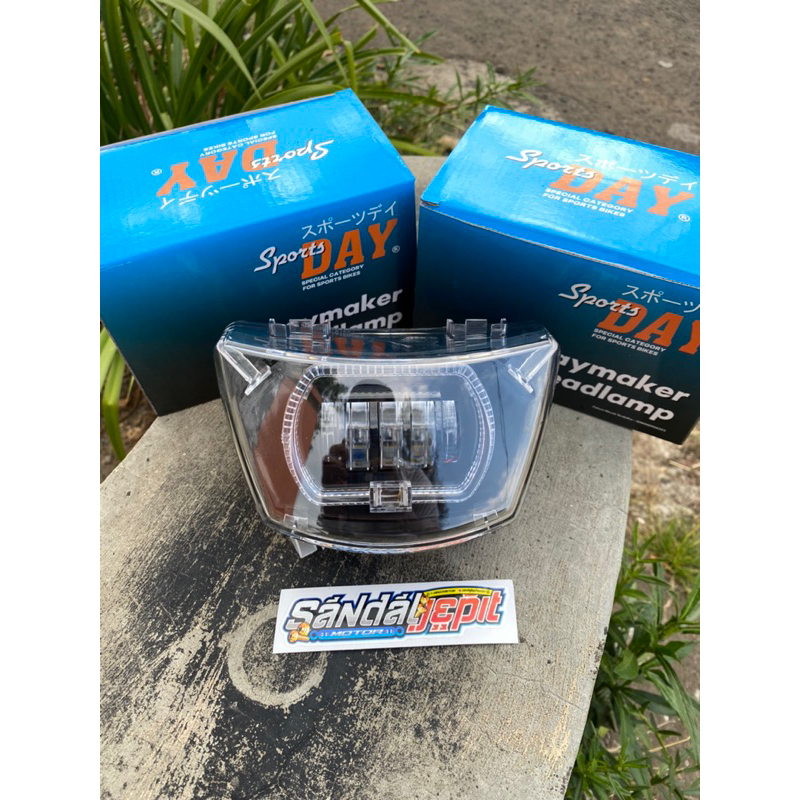 LAMPU DEPAN DAYMAKER FIZ R VEGA R CRIPTON SPORT DAY LAMPU DEPAN FIZ R VEGA LAMA DAYMAKER LED HEADLAM