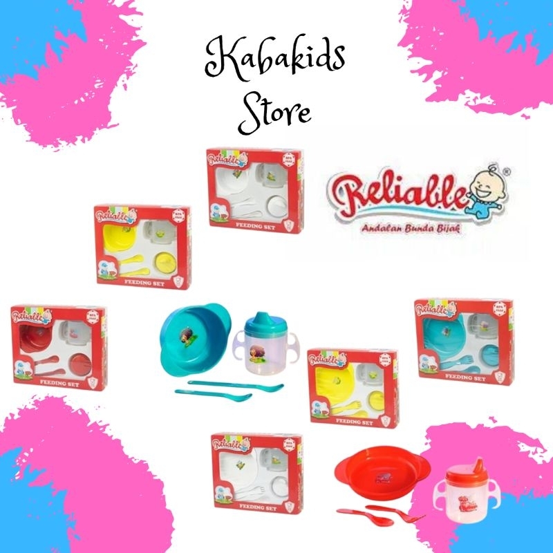 Reliable Feeding Set Kecil Tempat Makan Bayi 5002 5003