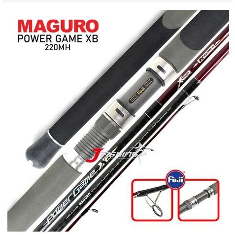 Joran Popping MAGURO POWER GAME XB 220MH-2 I Popping Rod I Fuji Ring Alconite