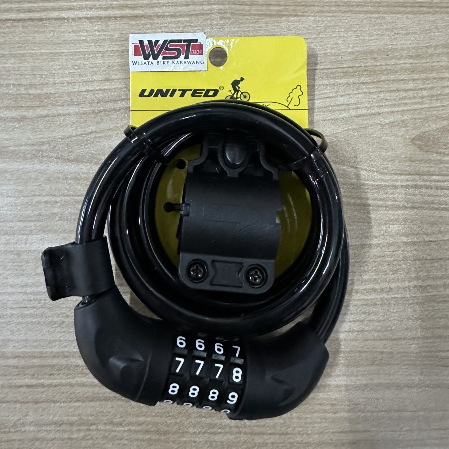 Kunci Gembok Sepeda Kunci Sepeda Nomor United Bike