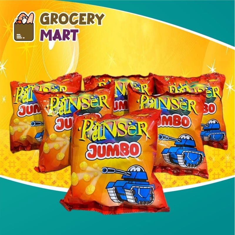 

(PACK) Chiki PANSER JUMBO Berhadiah Snack Jadul 18gr Uk BESAR Isi 10Pcs