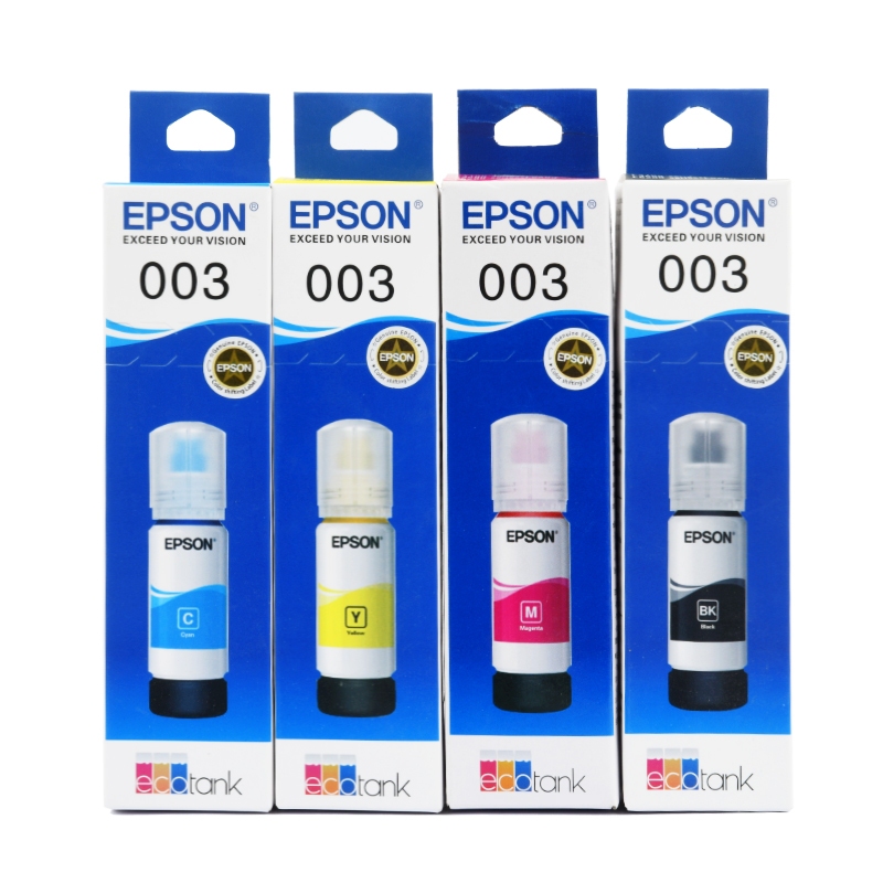 Tinta Epson Asli 003 Ecotank L3250 L3210 L3210 Color Ink Epson 003 Tinta Epson L3256 L3116 L5190 L31