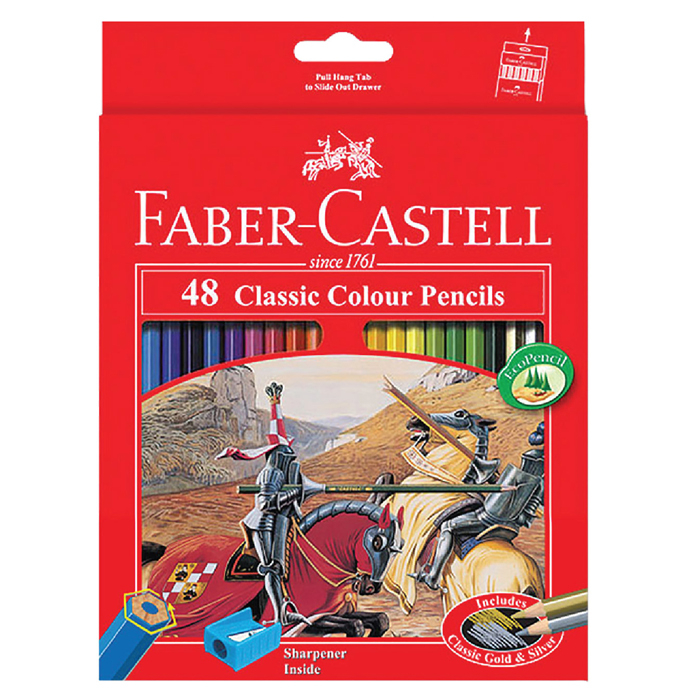 

Pensil Warna Faber-Castell 48 Classic colour Pencils #115858/ pensil warna isi 48 faber-castell