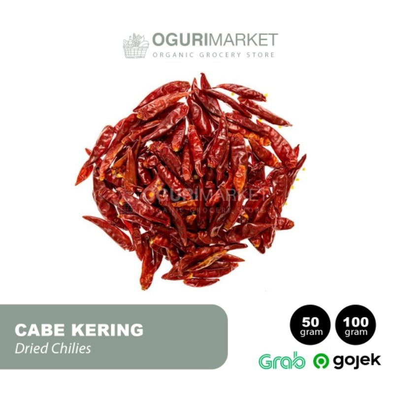 

Cabe Merah Kering Cabai Merah Kering Sambal Seblak Dry Chili 50gr