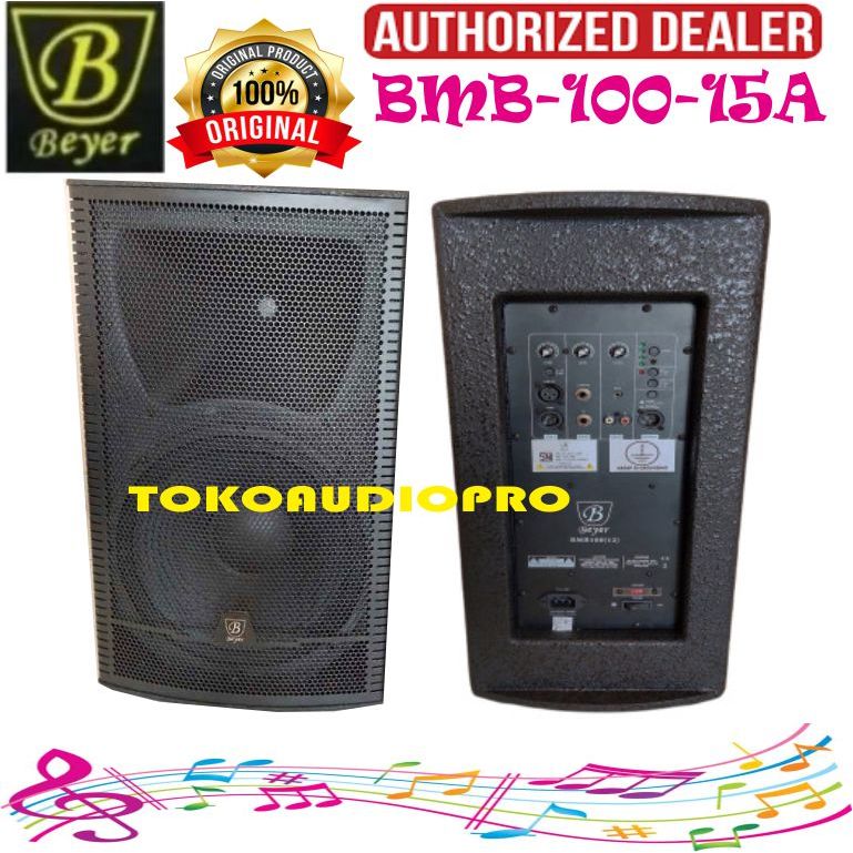 Speaker Beyer BMB100-15A 15 Inch Speaker Aktif Original  BMB-100-15A