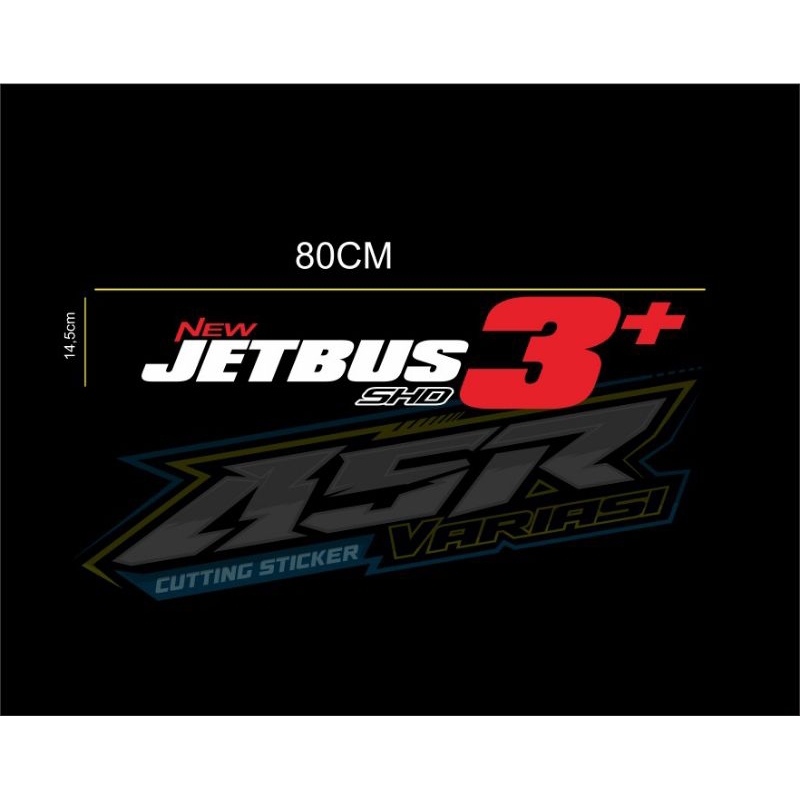 sticker jetbus 3 shd cutting sticker jetbus3shd