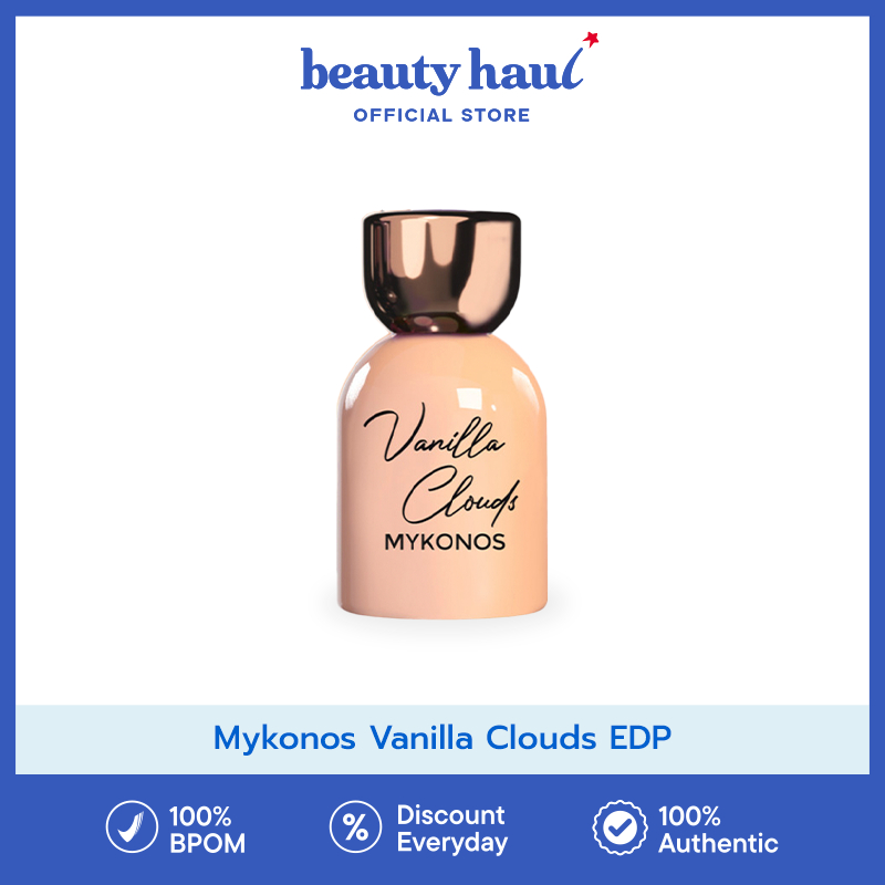 MYKONOS Vanilla Clouds EDP - Parfum Gourmand dengan Aroma Manis dan Wangi Tahan Lama