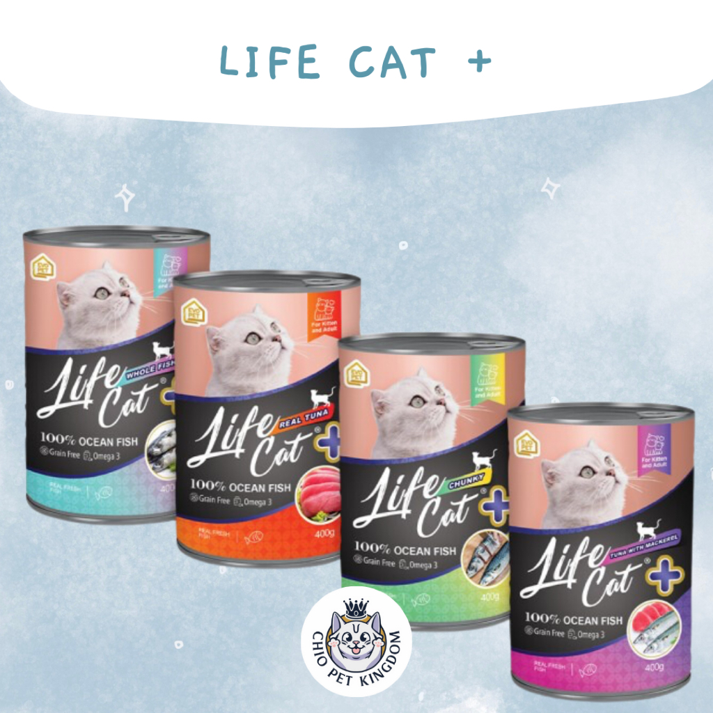 Makanan Kucing Life Cat + Kaleng / Life Cat Plus Kaleng / Wet Food Life Cat