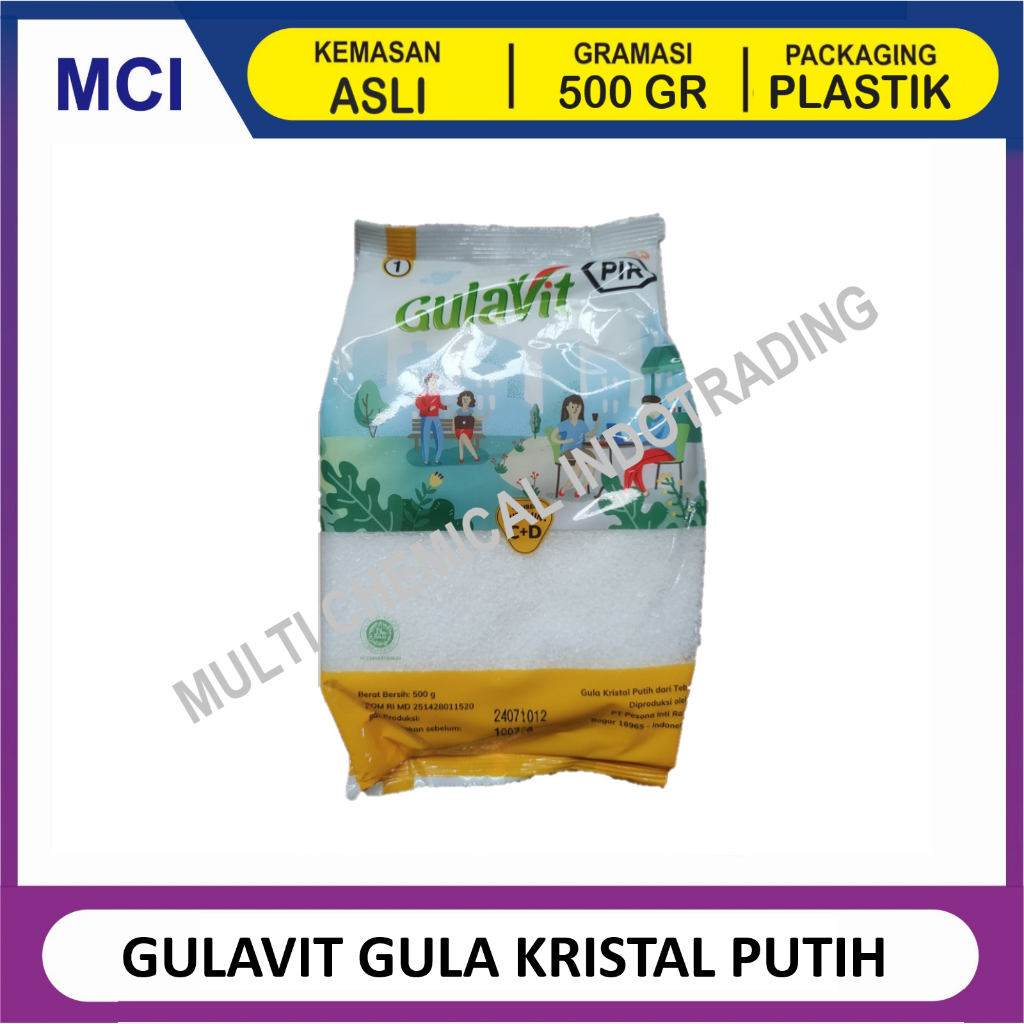 

GULAVIT GULA KRISTAL PUTIH 250 GR / GULA PASIR / GULA KRISTAL