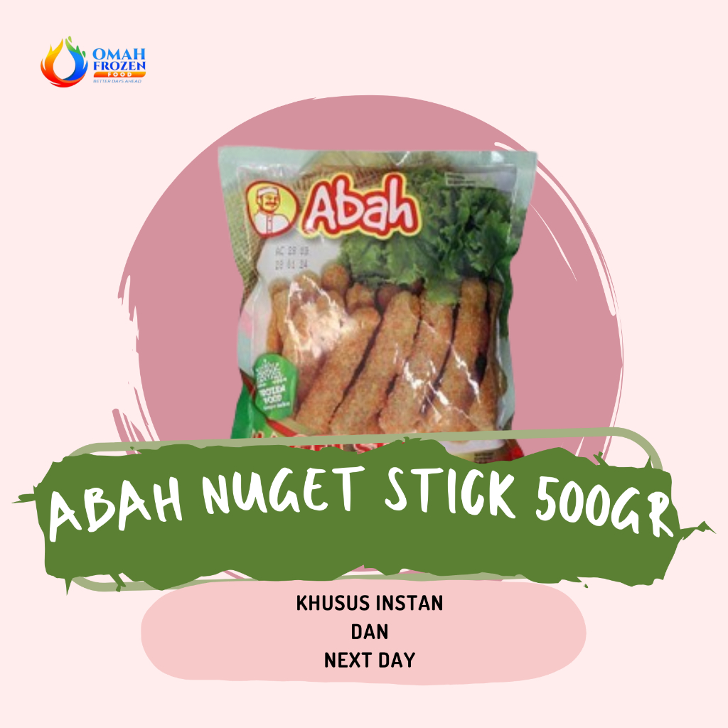 

Abah Naget Stik Ayam 500gr (KHUSUS INSTANT & NEXT DAY)